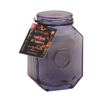 Botanica Sea Salt & Amber Blue Glass - 8 oz
