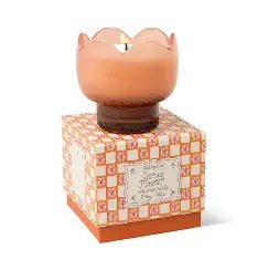 Cactus Flower Tulip Glass Candle